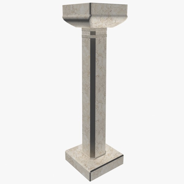 3d antiquity pillar model - Pillar 4 by Tschirner
